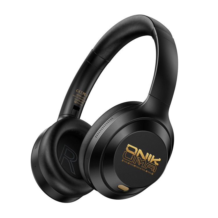 Auriculares inalámbricos Bluetooth con reducción de ruido dual montados en la cabeza ONIKUMA GT811, GT811(Black)