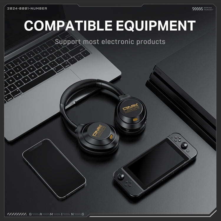 Auriculares inalámbricos Bluetooth con reducción de ruido dual montados en la cabeza ONIKUMA GT811, GT811(Black)