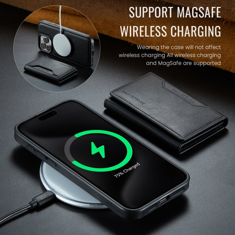 Estuche para teléfono desmontable con funda para tarjeta RFID MagSafe serie DG.MING MAGKING-K2, For iPhone 15 Pro Max, For iPhone 14 Plus, For iPhone 14, For iPhone 14 Pro, For iPhone 14 Pro Max, For iPhone 13 Pro Max, For iPhone 13 Pro, For iPhone 13 ...