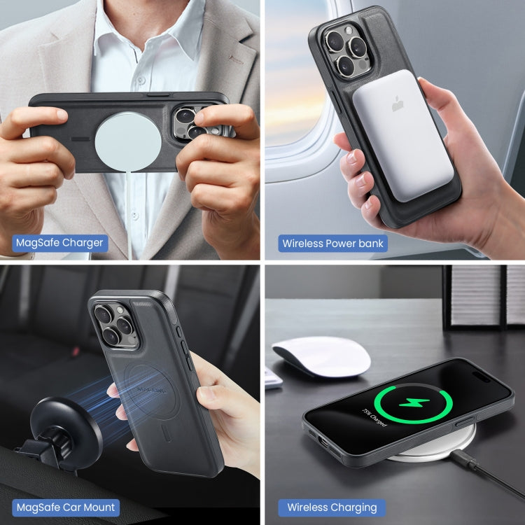 Estuche para teléfono desmontable con funda para tarjeta RFID MagSafe serie DG.MING MAGKING-K2, For iPhone 15 Pro Max, For iPhone 14 Plus, For iPhone 14, For iPhone 14 Pro, For iPhone 14 Pro Max, For iPhone 13 Pro Max, For iPhone 13 Pro, For iPhone 13 ...
