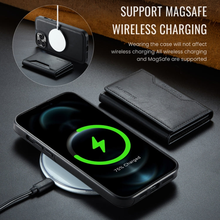 Estuche para teléfono desmontable con funda para tarjeta RFID MagSafe serie DG.MING MAGKING-K2, For iPhone 12 Pro Max