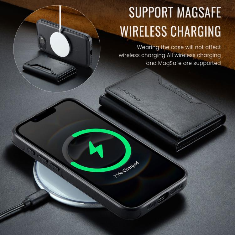 Estuche para teléfono desmontable con funda para tarjeta RFID MagSafe serie DG.MING MAGKING-K2, For iPhone 17e / 16e, For iPhone 17 Pro Max, For iPhone 17 Pro, For iPhone 17, For iPhone Air, For iPhone 16 Pro Max, For iPhone 16 Pro, For iPhone 16 Plus ...