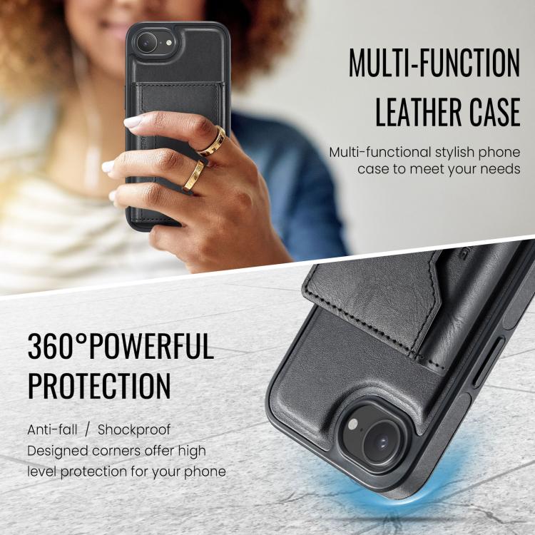 Estuche para teléfono desmontable con funda para tarjeta RFID MagSafe serie DG.MING MAGKING-K2, For iPhone 17e / 16e, For iPhone 17 Pro Max, For iPhone 17 Pro, For iPhone 17, For iPhone Air, For iPhone 16 Pro Max, For iPhone 16 Pro, For iPhone 16 Plus ...