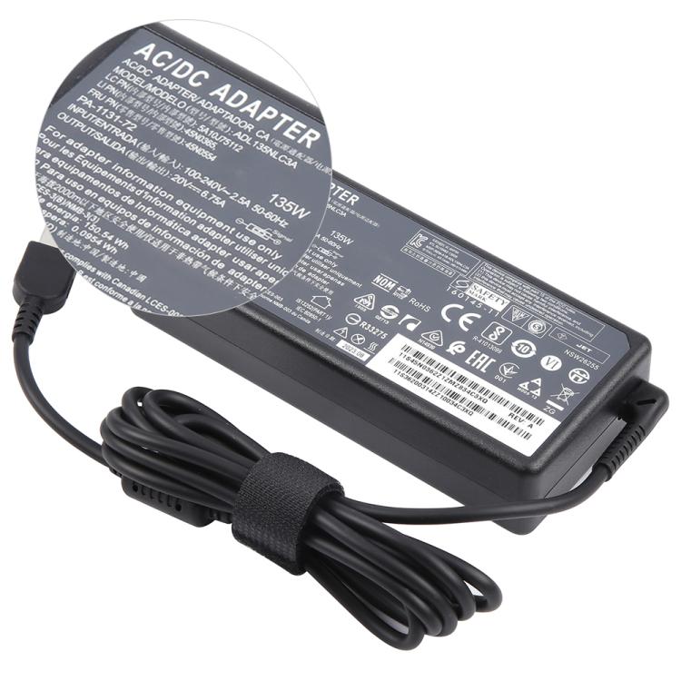 Adaptador de corriente para portátil Lenovo, 135 W, 20 V, 6,75 A, conector USB, EU Plug, US Plug, UK Plug, AU Plug
