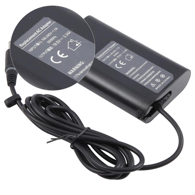 Adaptador de corriente para portátil Dell 7.4 x 5.0, 65 W, 19,5 V, 3,34 A, EU Plug, US Plug, UK Plug, AU Plug