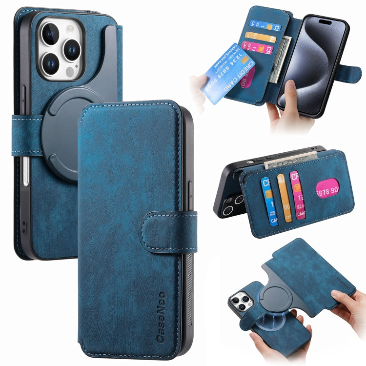 CaseNeo MagSafe RFID - Funda de cuero retro antirrobo para teléfono, For iPhone 17e / 16e, For iPhone 17 Pro Max, For iPhone 17 Pro, For iPhone 17, For iPhone Air, For iPhone 16 Pro Max, For iPhone 16 Pro, For iPhone 16 Plus