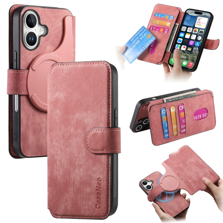CaseNeo MagSafe RFID - Funda de cuero retro antirrobo para teléfono, For iPhone 17e / 16e, For iPhone 17 Pro Max, For iPhone 17 Pro, For iPhone 17, For iPhone Air, For iPhone 16 Pro Max, For iPhone 16 Pro, For iPhone 16 Plus