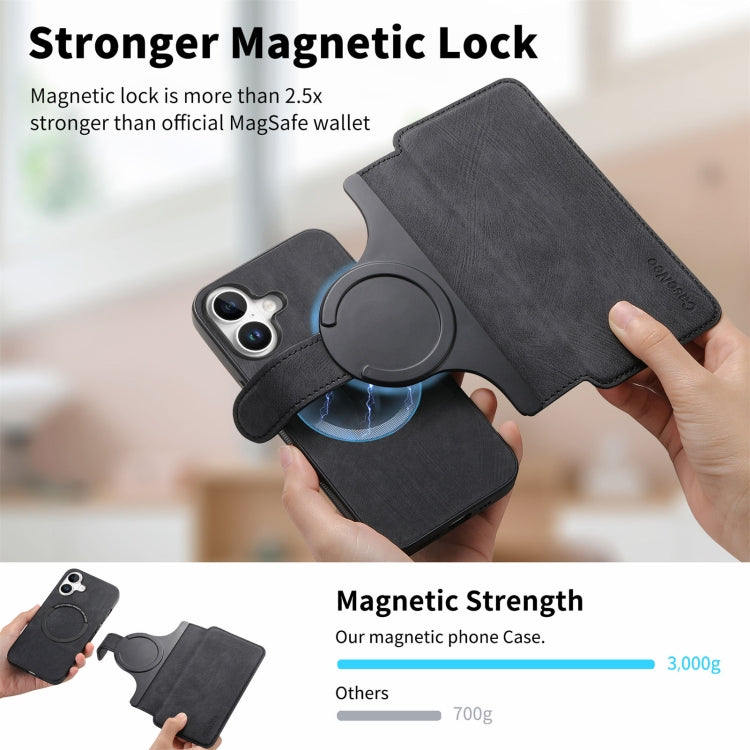 CaseNeo MagSafe RFID - Funda de cuero retro antirrobo para teléfono, For iPhone 16, For iPhone 15 Pro Max, For iPhone 15 Pro, For iPhone 15 Plus, For iPhone 15