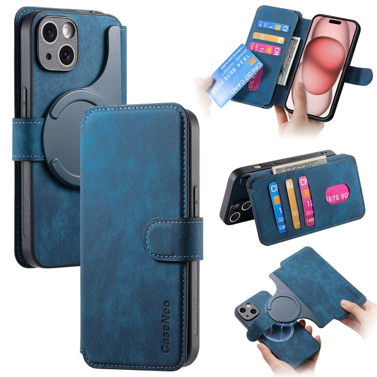 CaseNeo MagSafe RFID - Funda de cuero retro antirrobo para teléfono, For iPhone 16, For iPhone 15 Pro Max, For iPhone 15 Pro, For iPhone 15 Plus, For iPhone 15