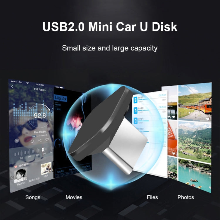 Interfaz USB-C/Tipo-C para automóvil Mini disco U de metal, 16GB, 32GB, 64GB
