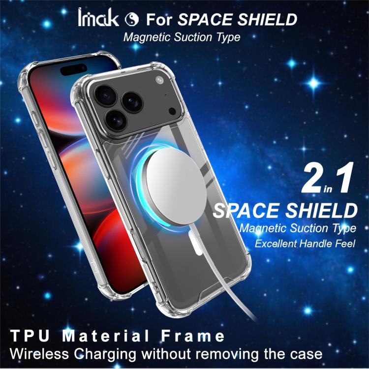 Funda para teléfono IMAK Space Shield PC + TPU Airbag a prueba de golpes MagSafe, For iPhone 17 Pro Max, For iPhone 17 Pro, For iPhone 17, For iPhone Air, For iPhone 16 Pro Max, For iPhone 16 Pro, For iPhone 16