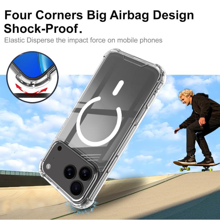 Funda para teléfono IMAK Space Shield PC + TPU Airbag a prueba de golpes MagSafe, For iPhone 17 Pro Max, For iPhone 17 Pro, For iPhone 17, For iPhone Air, For iPhone 16 Pro Max, For iPhone 16 Pro, For iPhone 16