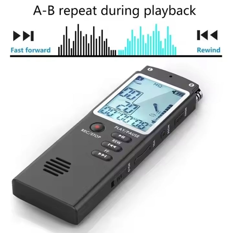 Grabadora de voz inteligente T60 HD con cancelación de ruido y reproductor MP3, T60