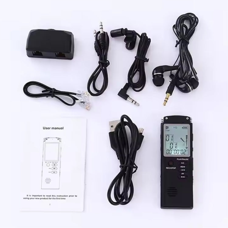 Grabadora de voz inteligente T60 HD con cancelación de ruido y reproductor MP3, T60