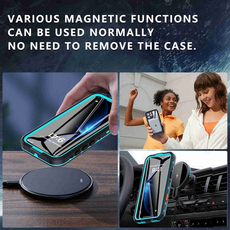Funda para teléfono con triple protección IP68 y diseño transparente RedPepper Dot, For iPhone 16 Pro Max, For iPhone 16 Pro, For iPhone 16 Plus, For iPhone 16