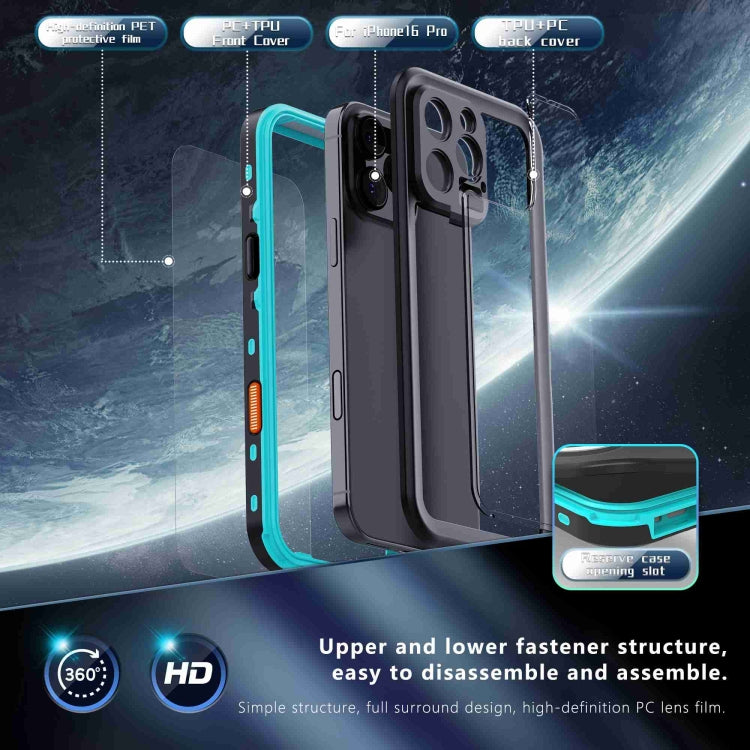 Funda para teléfono con triple protección IP68 y diseño transparente RedPepper Dot, For iPhone 16 Pro Max, For iPhone 16 Pro, For iPhone 16 Plus, For iPhone 16