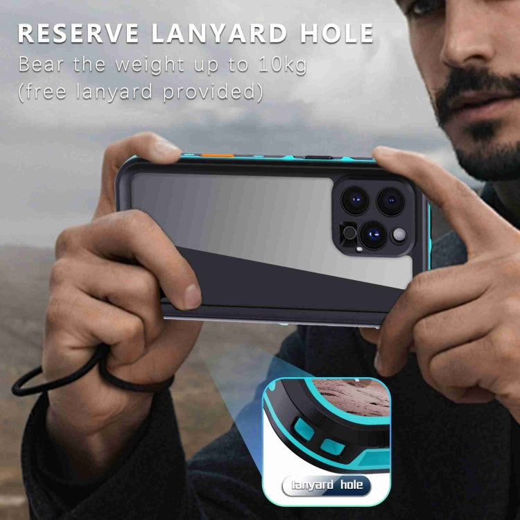 Funda para teléfono con triple protección IP68 y diseño transparente RedPepper Dot, For iPhone 16 Pro Max, For iPhone 16 Pro, For iPhone 16 Plus, For iPhone 16