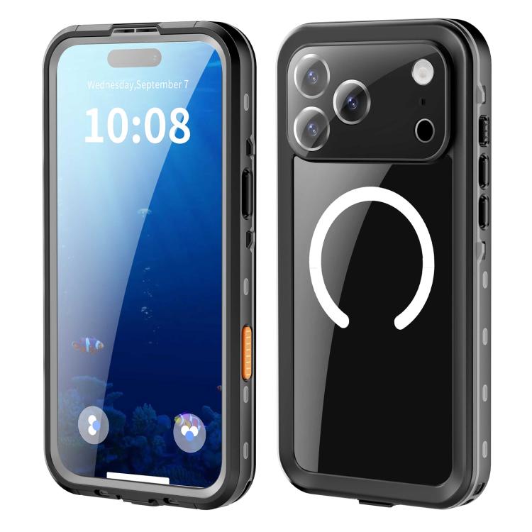 Funda para teléfono con protección MagSafe triple a prueba de agua IP68 con puntos transparentes de RedPepper, For iPhone 17 Pro Max, For iPhone 17 Pro, For iPhone 17, For iPhone Air, For iPhone 16 Pro Max, For iPhone 16 Pro, For iPhone 16 Plus        ...