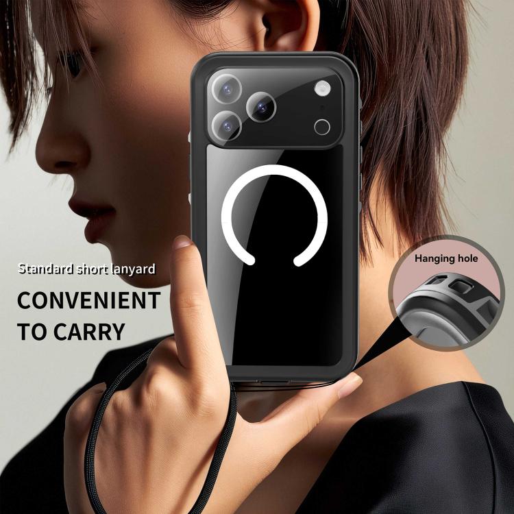 Funda para teléfono con protección MagSafe triple a prueba de agua IP68 con puntos transparentes de RedPepper, For iPhone 17 Pro Max, For iPhone 17 Pro, For iPhone 17, For iPhone Air, For iPhone 16 Pro Max, For iPhone 16 Pro, For iPhone 16 Plus        ...
