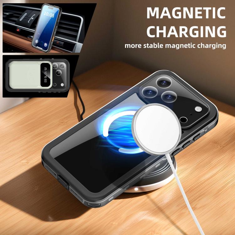 Funda para teléfono con protección MagSafe triple a prueba de agua IP68 con puntos transparentes de RedPepper, For iPhone 17 Pro Max, For iPhone 17 Pro, For iPhone 17, For iPhone Air, For iPhone 16 Pro Max, For iPhone 16 Pro, For iPhone 16 Plus        ...