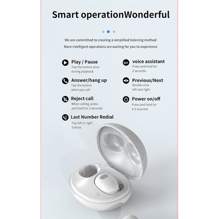 Calante T2S 5D Efecto de sonido Bluetooth 5.0 Auricular inalámbrico Bluetooth con caja de carga magnética, llamada de soporte y Siri