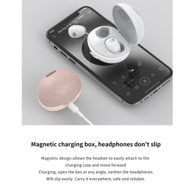 Calante T2S 5D Efecto de sonido Bluetooth 5.0 Auricular inalámbrico Bluetooth con caja de carga magnética, llamada de soporte y Siri