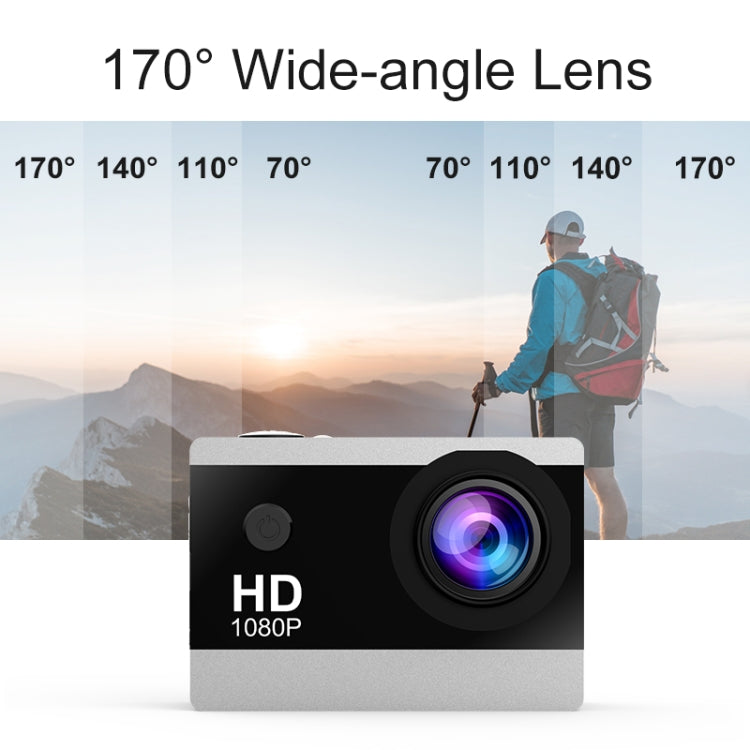 Cámara de acción gran angular con pantalla IPS HD de 2,0 pulgadas i5-358, I5-358