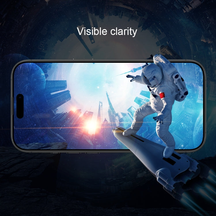 Película de vidrio templado de cobertura total antiexplosiones NILLKIN 3D CP+MAX, For iPhone 16 Pro Max, For iPhone 16 Pro, For iPhone 16 Plus, For iPhone 16