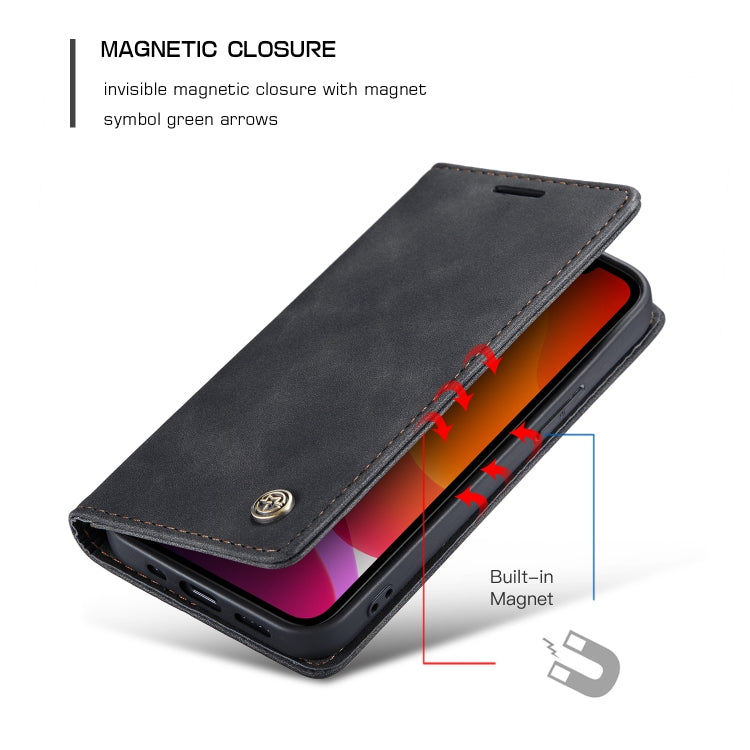 CaseMe-013 Estuche de cuero con tapa horizontal esmerilado retro multifuncional con ranura para tarjeta y soporte y billetera, For iPhone 12 Pro Max, For iPhone 12 / 12 Pro, For iPhone 12 mini, For OnePlus Nord