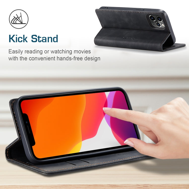 CaseMe-013 Estuche de cuero con tapa horizontal esmerilado retro multifuncional con ranura para tarjeta y soporte y billetera, For iPhone 12 Pro Max, For iPhone 12 / 12 Pro, For iPhone 12 mini, For OnePlus Nord
