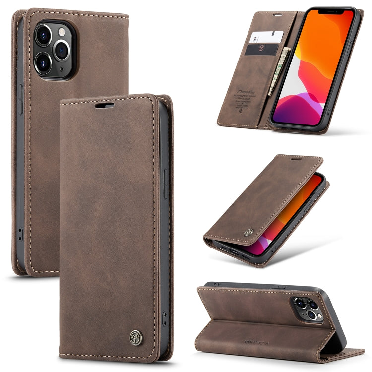 CaseMe-013 Estuche de cuero con tapa horizontal esmerilado retro multifuncional con ranura para tarjeta y soporte y billetera, For iPhone 12 Pro Max, For iPhone 12 / 12 Pro, For iPhone 12 mini, For OnePlus Nord