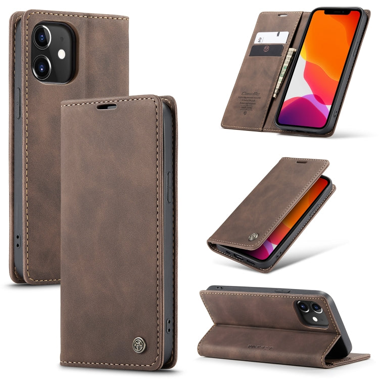 CaseMe-013 Estuche de cuero con tapa horizontal esmerilado retro multifuncional con ranura para tarjeta y soporte y billetera, For iPhone 12 Pro Max, For iPhone 12 / 12 Pro, For iPhone 12 mini, For OnePlus Nord