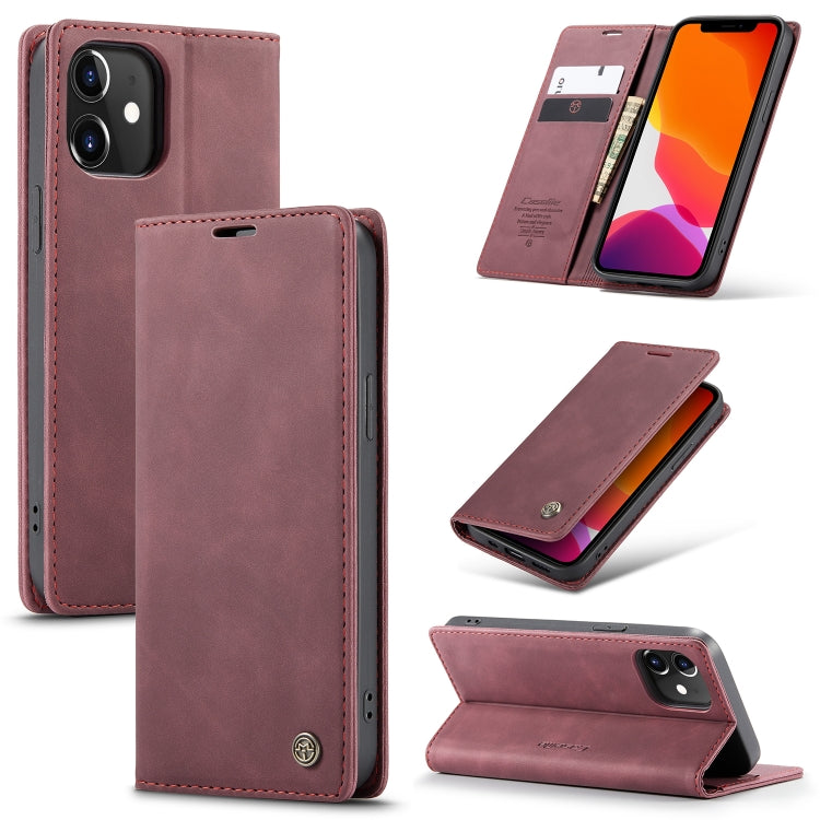 CaseMe-013 Estuche de cuero con tapa horizontal esmerilado retro multifuncional con ranura para tarjeta y soporte y billetera, For iPhone 12 Pro Max, For iPhone 12 / 12 Pro, For iPhone 12 mini, For OnePlus Nord