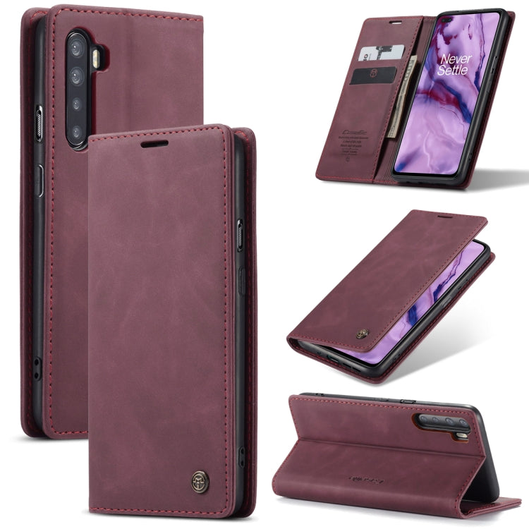 CaseMe-013 Estuche de cuero con tapa horizontal esmerilado retro multifuncional con ranura para tarjeta y soporte y billetera, For iPhone 12 Pro Max, For iPhone 12 / 12 Pro, For iPhone 12 mini, For OnePlus Nord