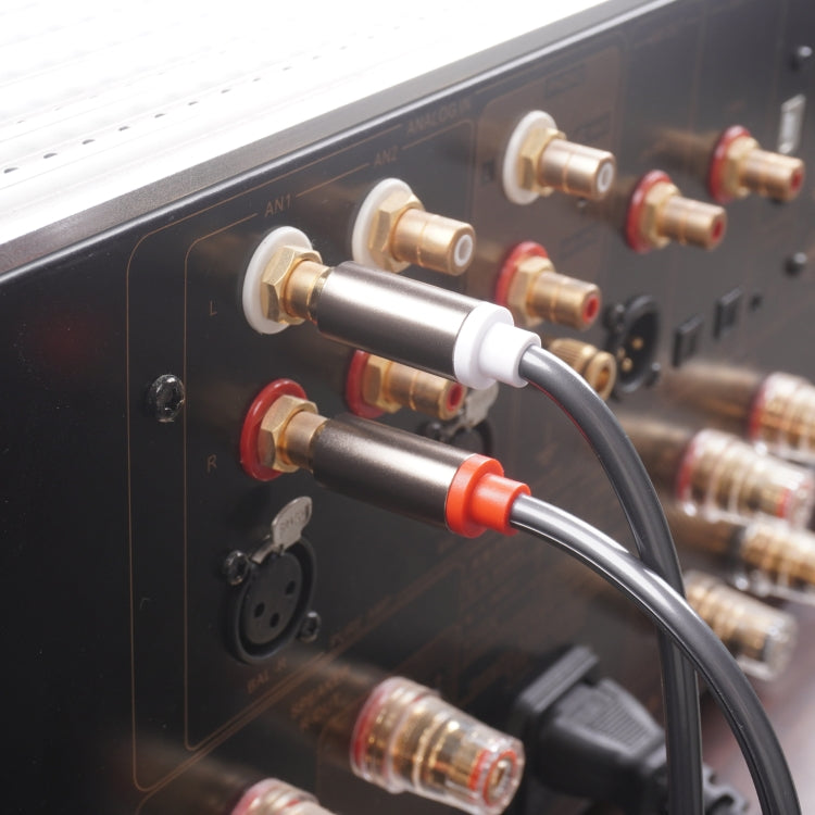 Cable de audio de 2 RCA macho a 2 XLR de 3 pines macho, 1.5m, 3m