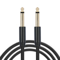 Cable de audio para guitarra eléctrica de 6,35 mm, 1/4 TRS macho a macho, 3m, 5m