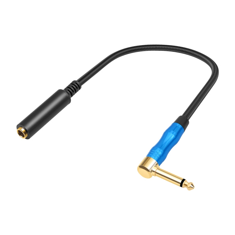 Cable de audio para guitarra eléctrica de 6,35 mm, 1/4 TRS macho a hembra, mono, 0.3m, 1m, 1.8m