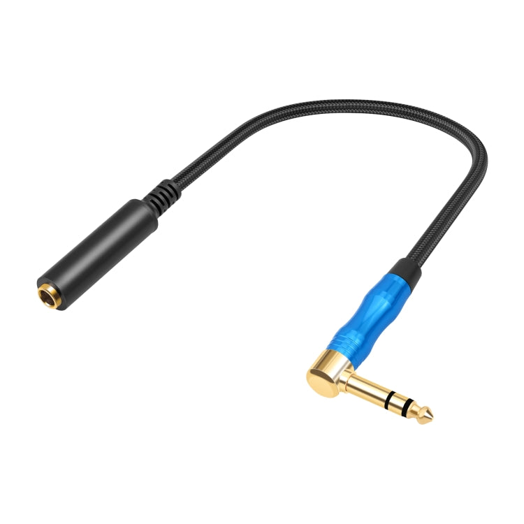 Cable de audio para guitarra eléctrica estéreo de 6,35 mm, 1/4 TRS macho a hembra, 0.3m, 1m, 1.8m