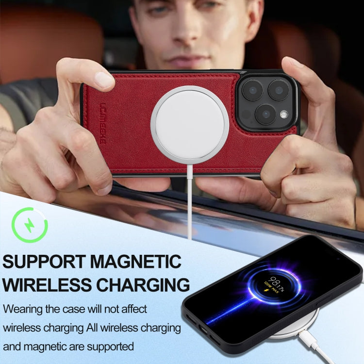 Estuche para teléfono RFID Magsafe 2 en 1 de LC.IMEEKE, For iPhone 15 Pro Max, For iPhone 15 Pro, For iPhone 15 Plus / 14 Plus, For iPhone 15, For iPhone 14 / 13, For iPhone 14 Pro, For iPhone 14 Pro Max, For iPhone SE 2022 / 2020 / 8 / 7              ...