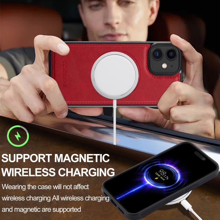 Estuche para teléfono RFID Magsafe 2 en 1 de LC.IMEEKE, For iPhone 12 / 12 Pro, For iPhone 12 mini, For iPhone 11, For iPhone XS / X, For iPhone XR, For iPhone XS Max, For iPhone 8 Plus / 7 Plus