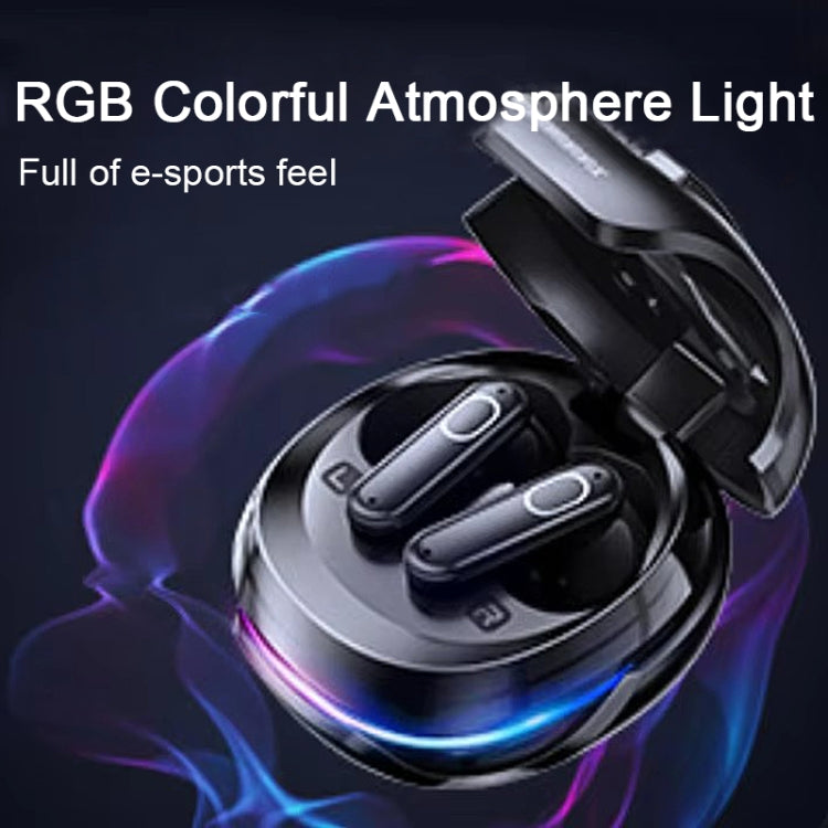 Auriculares inalámbricos con Bluetooth para juegos con reducción de ruido REMAX GameBuds G9 ANC, Gamebuds G9  Black, Gamebuds G9  Silver