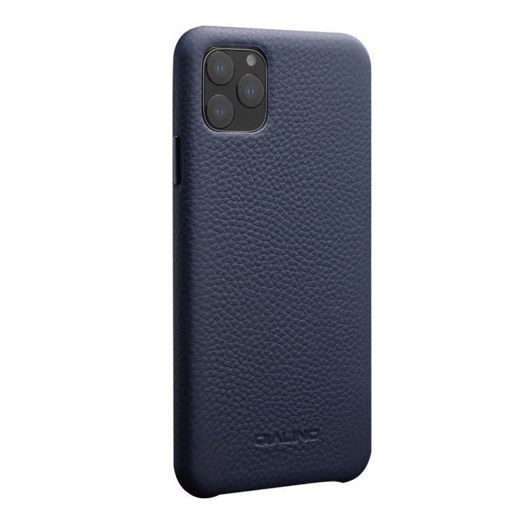 Estuche protector de cuero de grano superior a prueba de golpes QIALINO, For iPhone 11, For iPhone 11 Pro, For iPhone 11 Pro Max