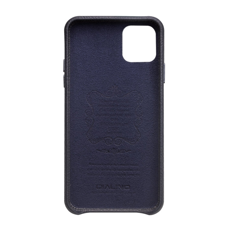 Estuche protector de cuero de grano superior a prueba de golpes QIALINO, For iPhone 11, For iPhone 11 Pro, For iPhone 11 Pro Max