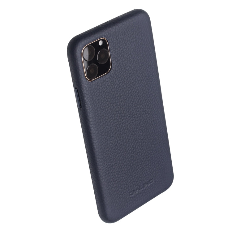 Estuche protector de cuero de grano superior a prueba de golpes QIALINO, For iPhone 11, For iPhone 11 Pro, For iPhone 11 Pro Max