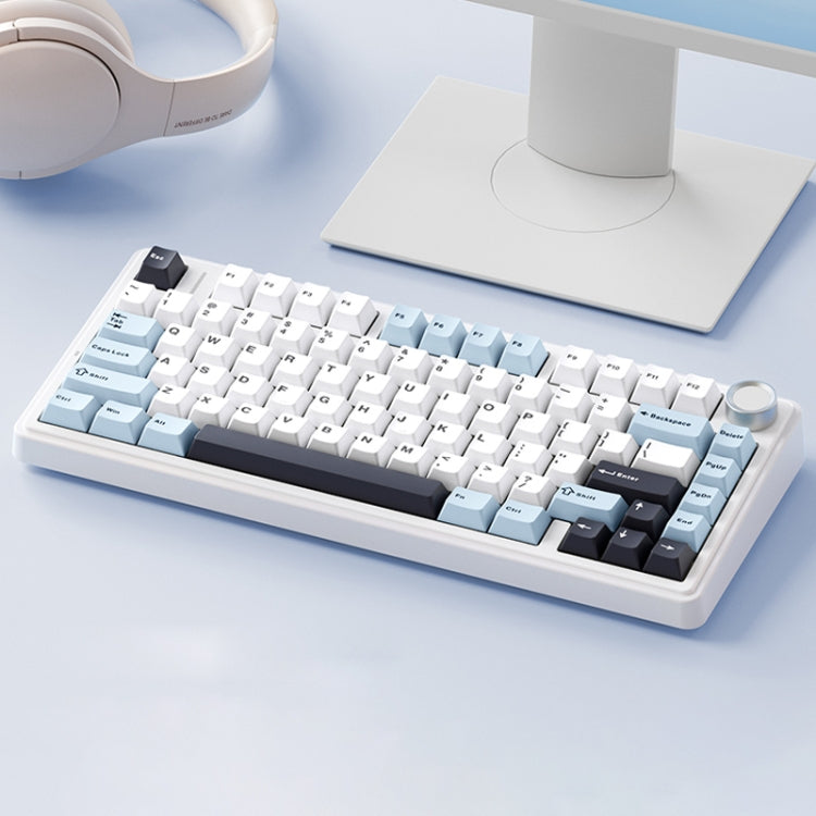 Teclado mecánico RGB personalizado AULA F75 de 80 teclas con cable/2,4 G/Bluetooth, tres modelos