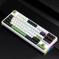 Teclado mecánico RGB personalizado AULA F87 de 87 teclas con cable/2,4 G/Bluetooth, tres modelos