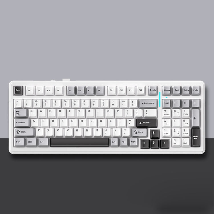 Teclado mecánico RGB personalizado AULA F99 de 99 teclas con cable/2,4 G/Bluetooth, tres modelos