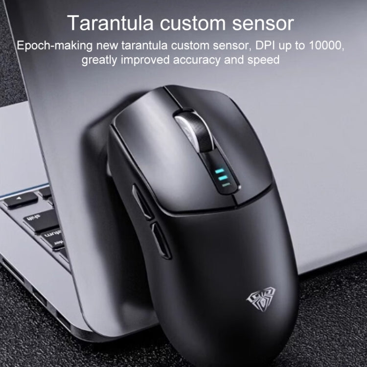 Ratón inalámbrico para juegos AULA SC580 de 10 000 DPI con cable/2,4 G/Bluetooth, tres modelos