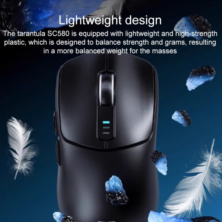 Ratón inalámbrico para juegos AULA SC580 de 10 000 DPI con cable/2,4 G/Bluetooth, tres modelos