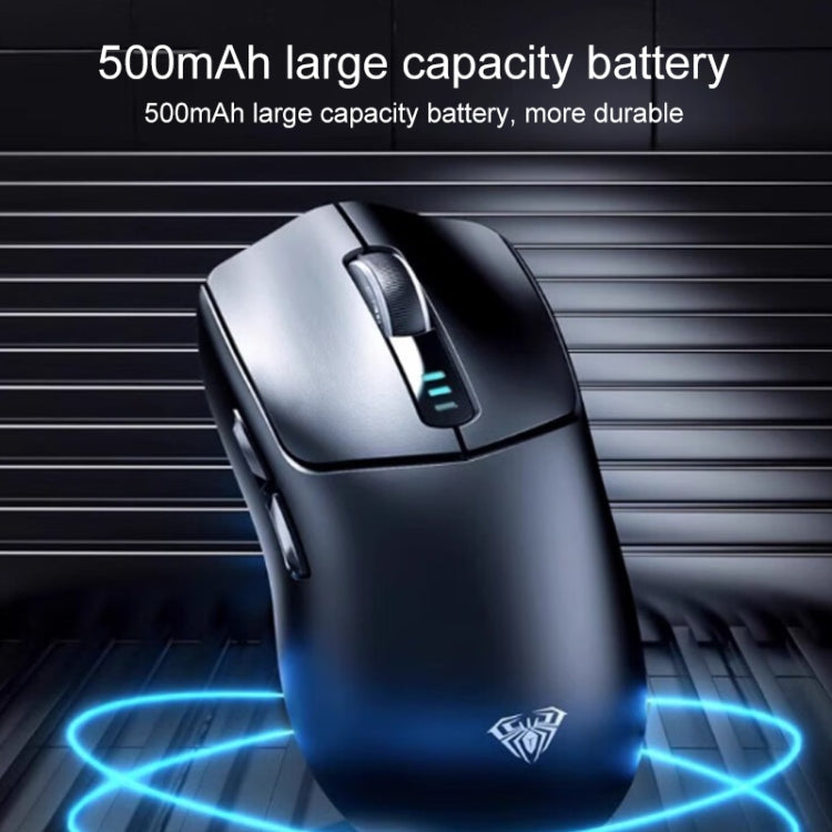 Ratón inalámbrico para juegos AULA SC580 de 10 000 DPI con cable/2,4 G/Bluetooth, tres modelos